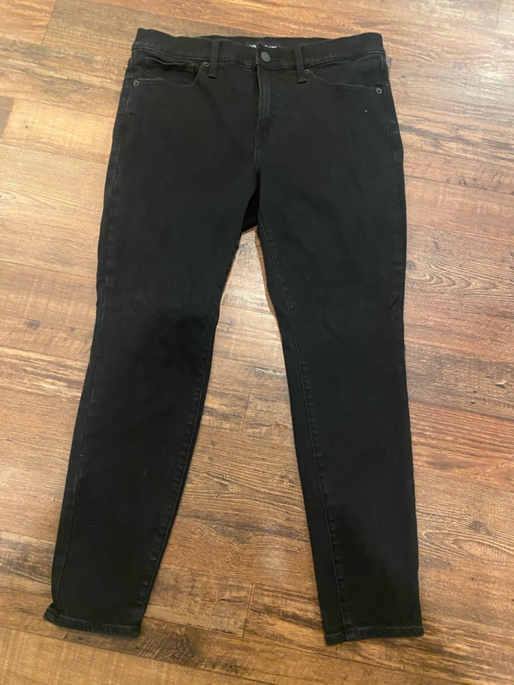 Lucky Brand Mid Rise Black Stretch Skinny Jeans